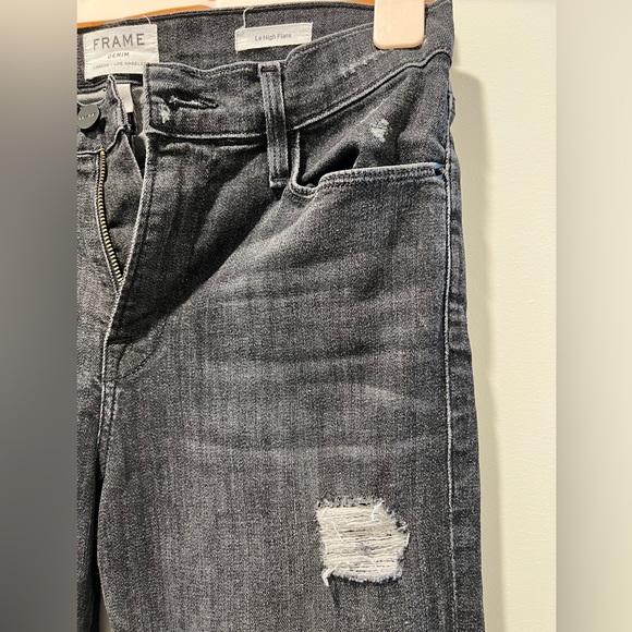 Frame High Rise Jean - Le High Flare Windsor - VGUC - sz. 28 - Picture 16 of 16
